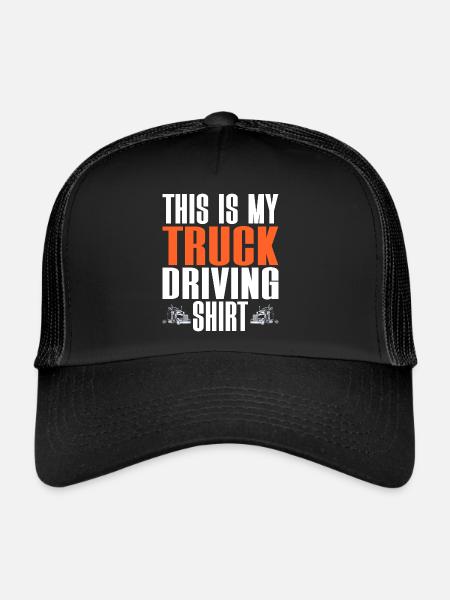Truck Driver Truck Driver Truck Driver - Trucker Cap - black/black