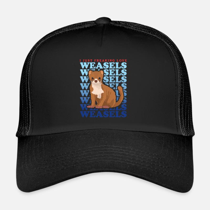 Belette petite belette Hermännchen cadeau Casquette trucker 