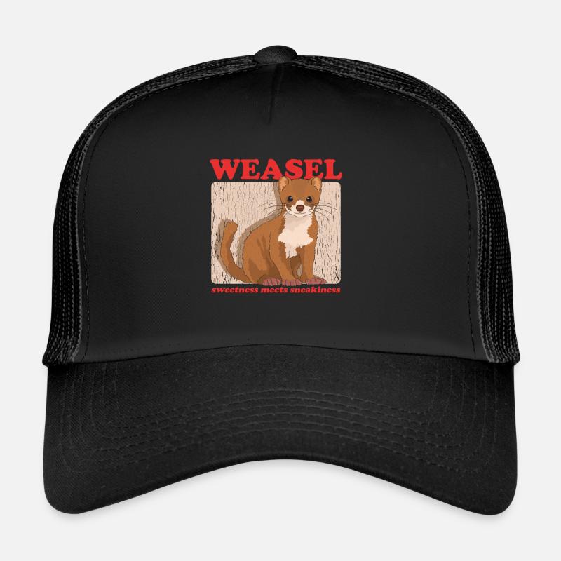 Belette souris belette mignon nain belette cadeau Casquette trucker 