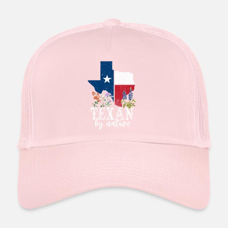 Wildflower Fields Wildflowers Bluebonnet Trucker Cap