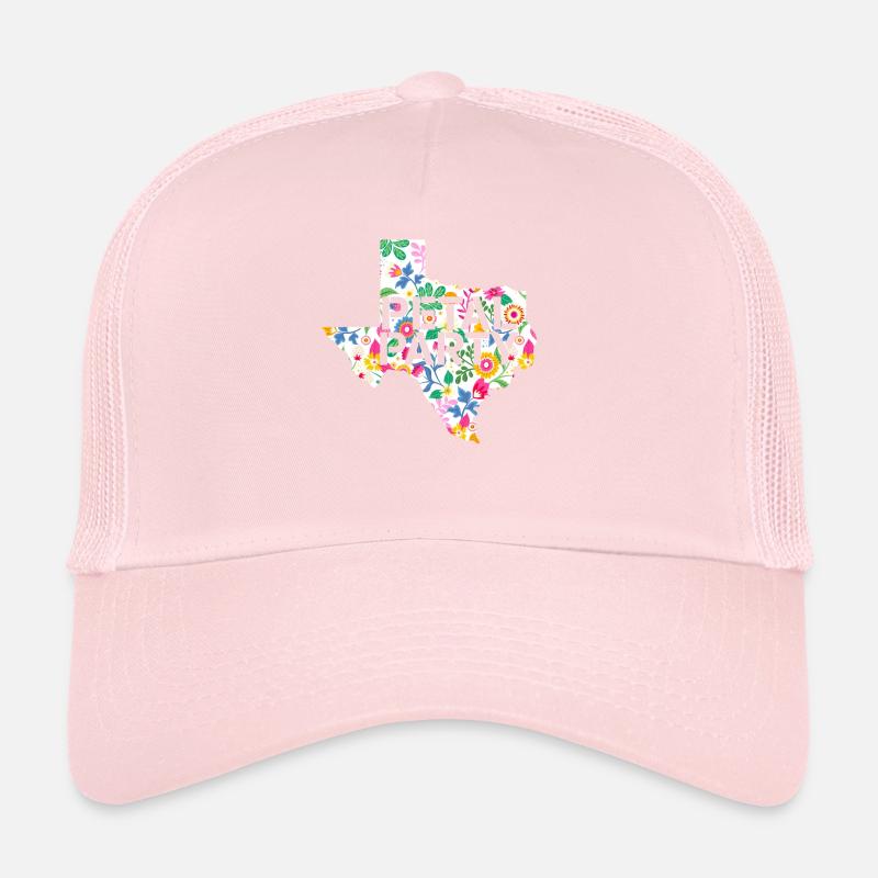 Champs de fleurs sauvages Fleurs sauvages Bluebonnet Casquette trucker 