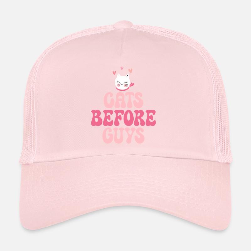 Chats Avant Les Mecs Amour Des Chats Casquette trucker 