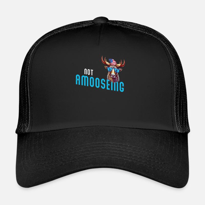Nicht Amooseing Cooler Elch Trucker Cap