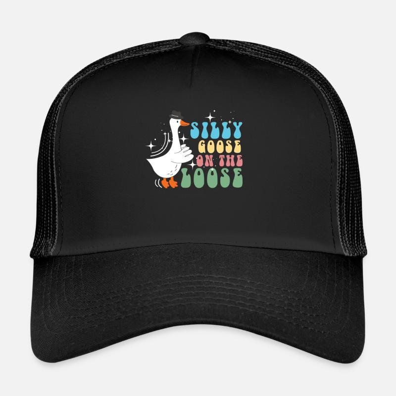 The stupid goose on the loose Trucker Cap