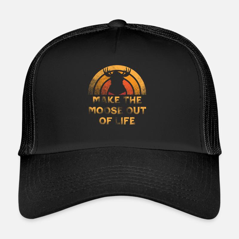 la vie en orignal Cool Moose Casquette trucker 