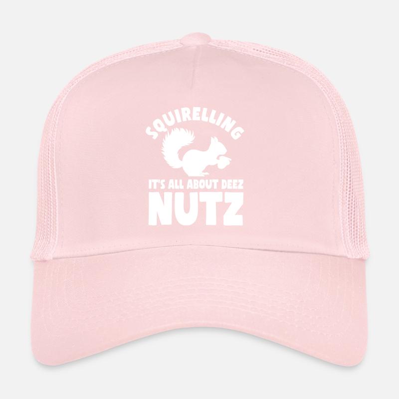 Squirrel Humor Trucker Cap