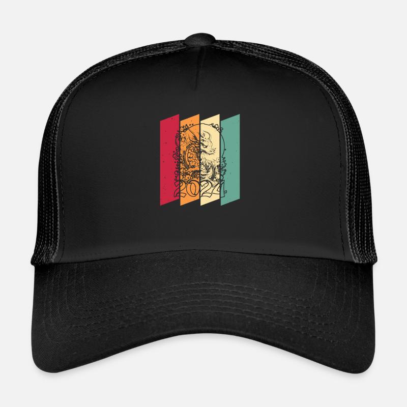 Année du Dragon 2024 Casquette trucker 