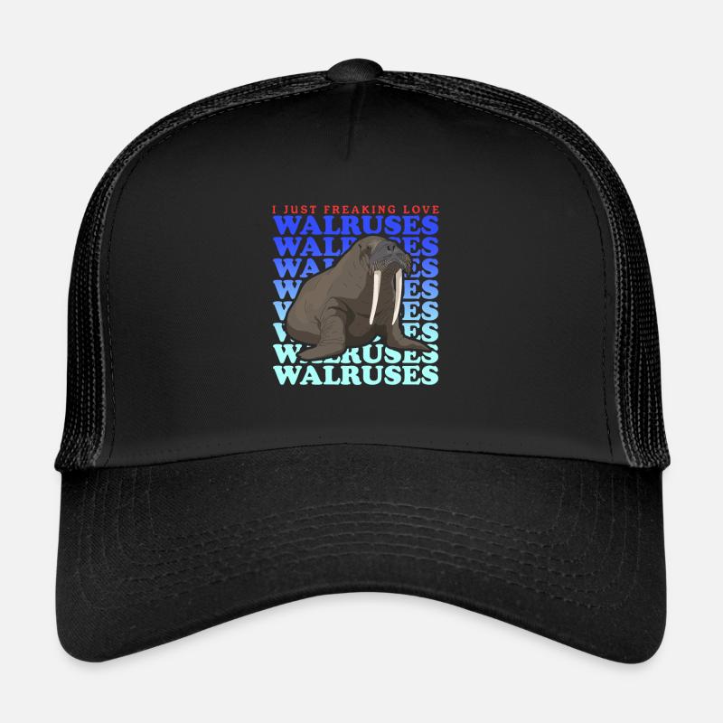 Walross Walrosse Walrus Walroß Geschenk Trucker Cap