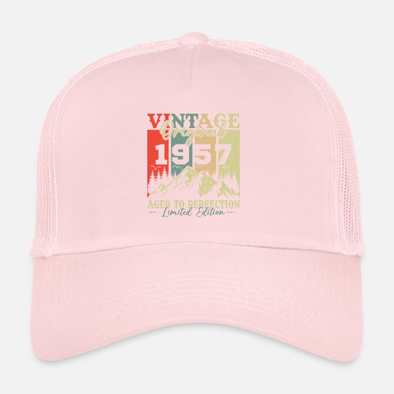 Original 1957 Vintage Geburtstag Retro Trucker Cap