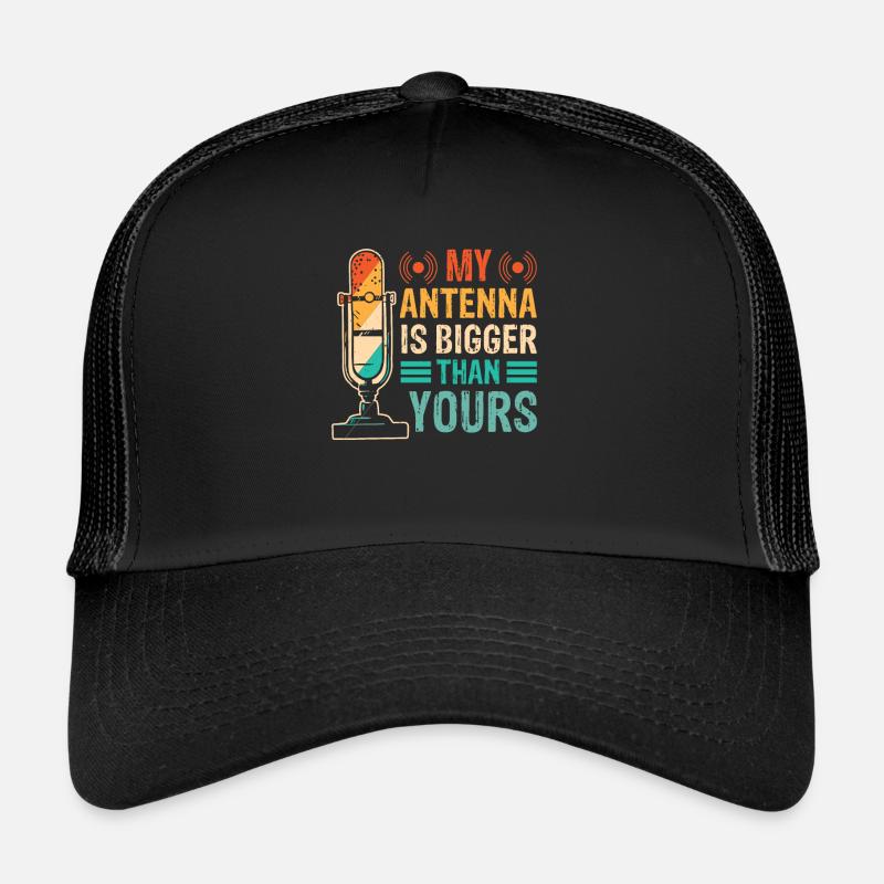Radio Operator Transmitter Fequenz Communication Trucker Cap
