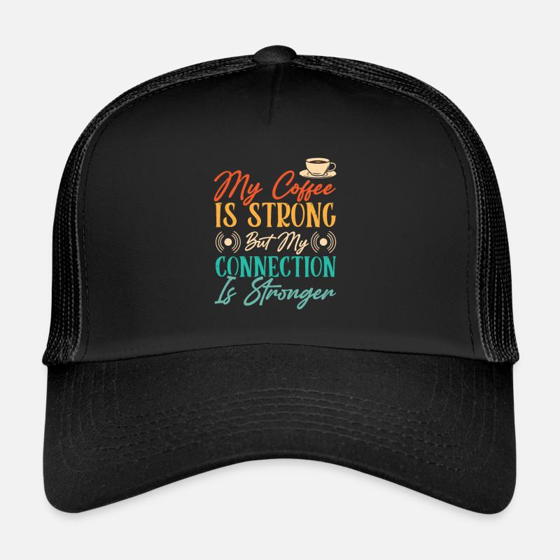 Radio Moderator Kaffee Trucker Cap