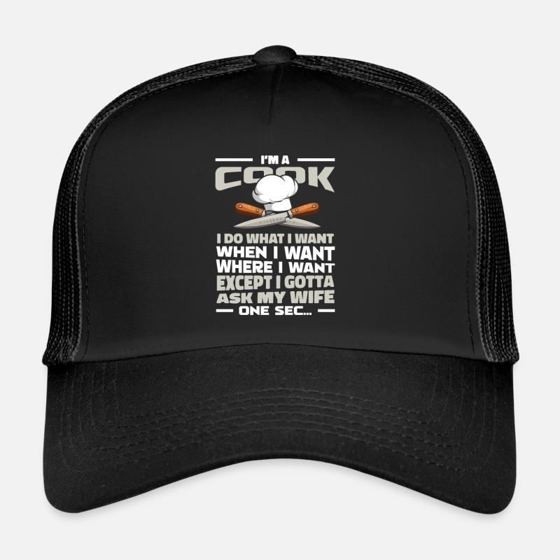 Cuisinier Cuisine Casquette trucker 