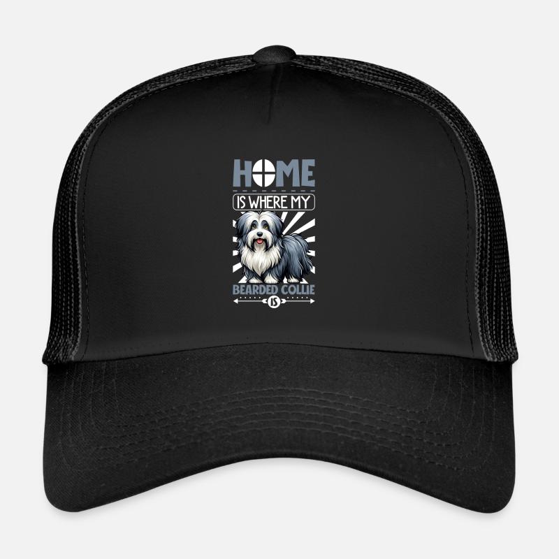 Accueil - Bearded Collie Casquette trucker 