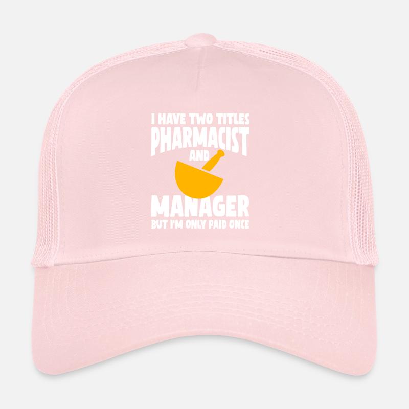 Pharmaciens et gestionnaires Casquette trucker 
