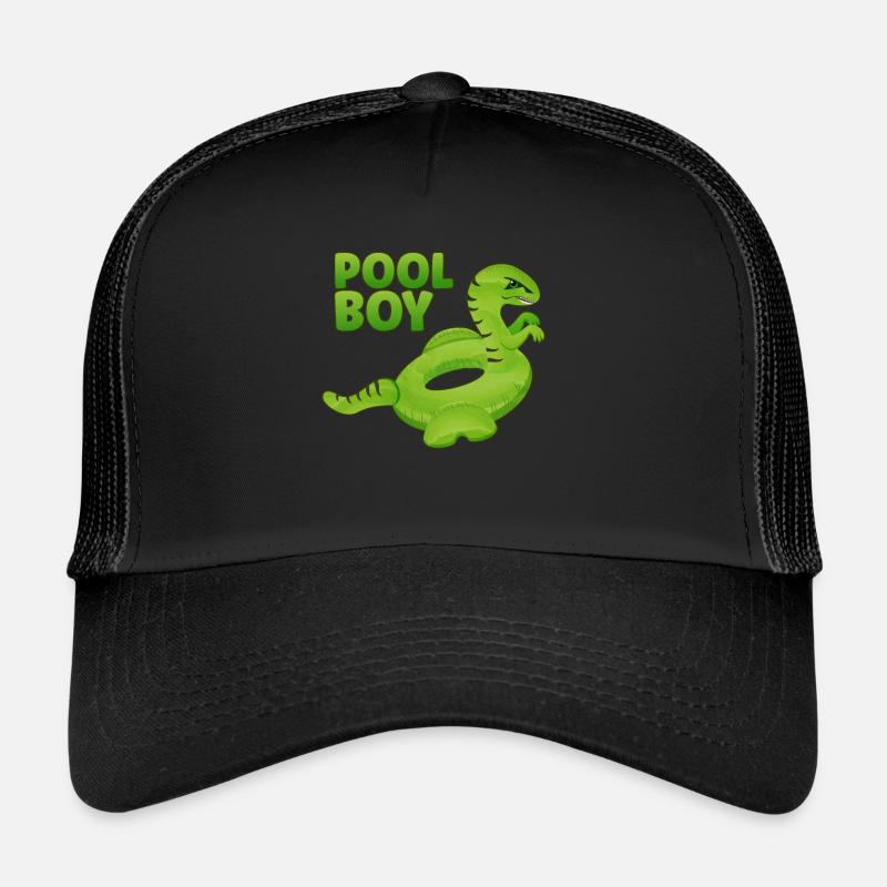 Piscine Garçon Dinosaure Floatie Piscine Casquette trucker 