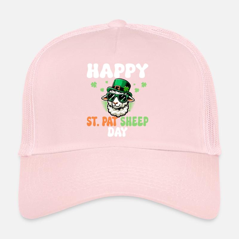 Fête Irlande Blague Mouton Saint Patrick Casquette trucker 