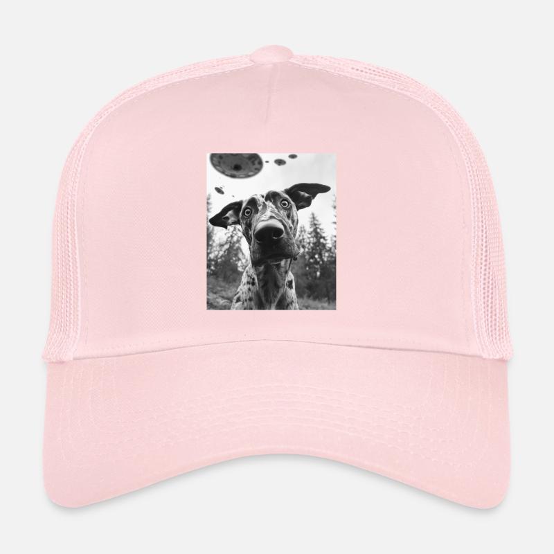 Chien - Alien Selfie Catahoula Leopard UFO Casquette trucker 
