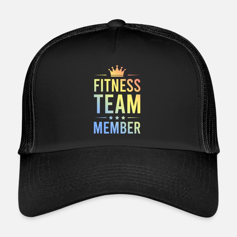 Équipe de remise en forme colorée Casquette trucker 