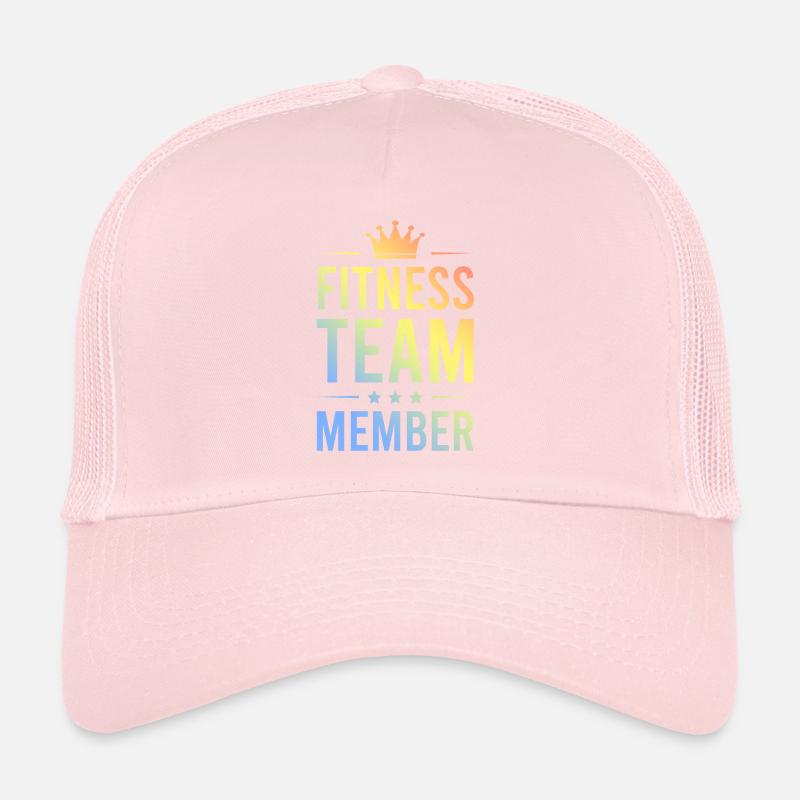 Équipe de remise en forme colorée Casquette trucker 