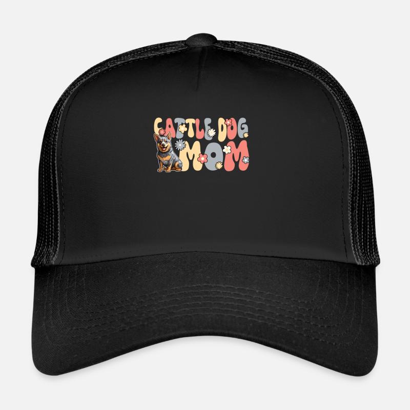 Australian Cattle Hund Groovy Heeler mom Trucker Cap