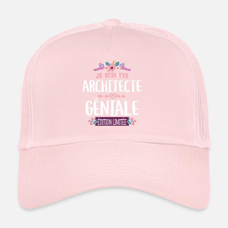 Femme Édition Limitée Architecte Géniale Casquette trucker 