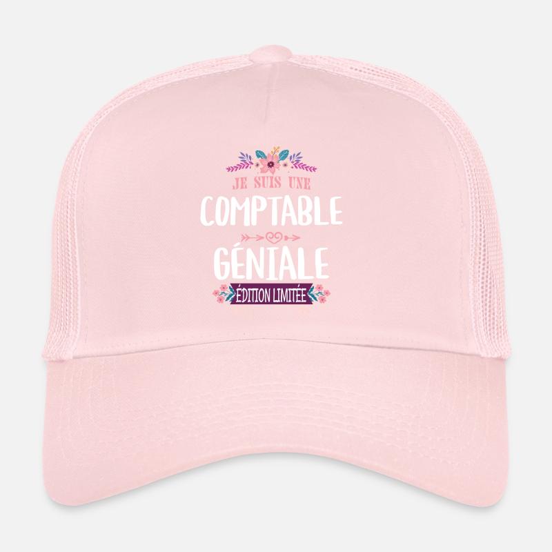 Femme Édition Limitée Comptable Géniale Casquette trucker 