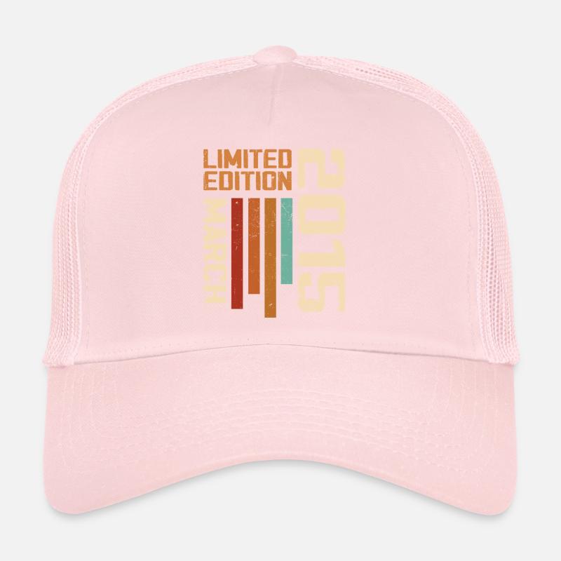 Mars 2015 Anniversaire 2015 Retro 2015 Mars Casquette trucker 