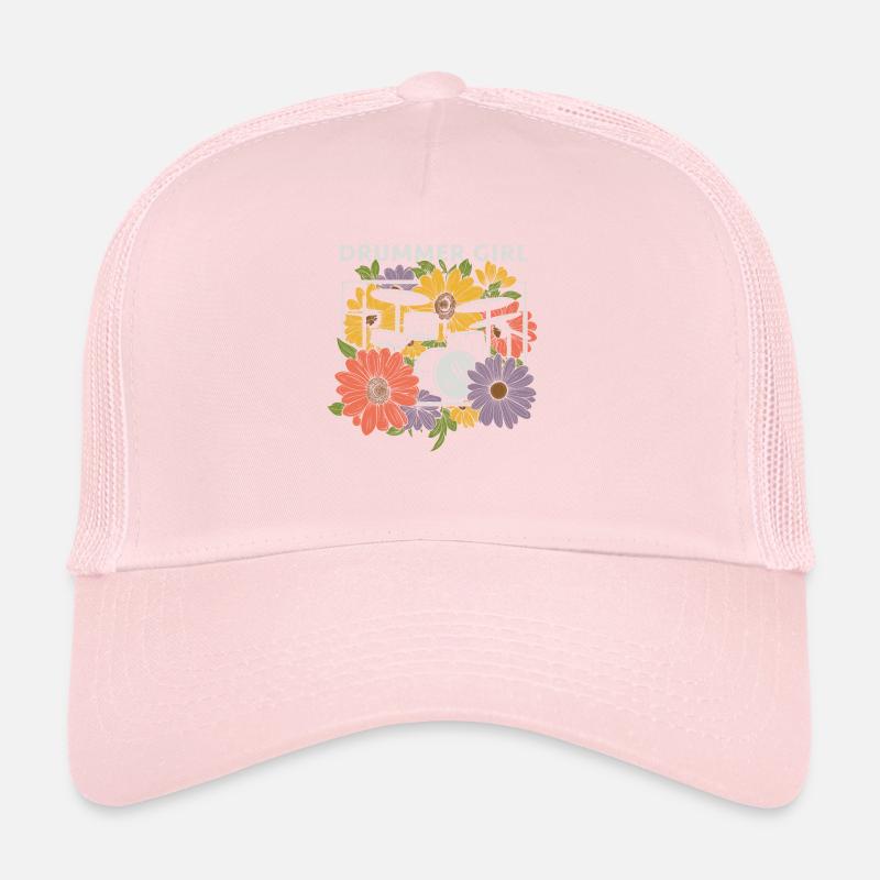 Drums Drummer Drummer Drummer Girl Trucker Cap