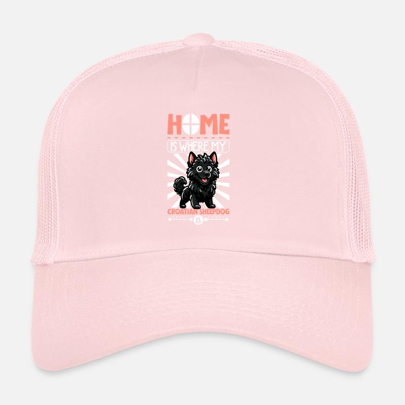 Zuhause - Kroatischer Schäferhund Trucker Cap