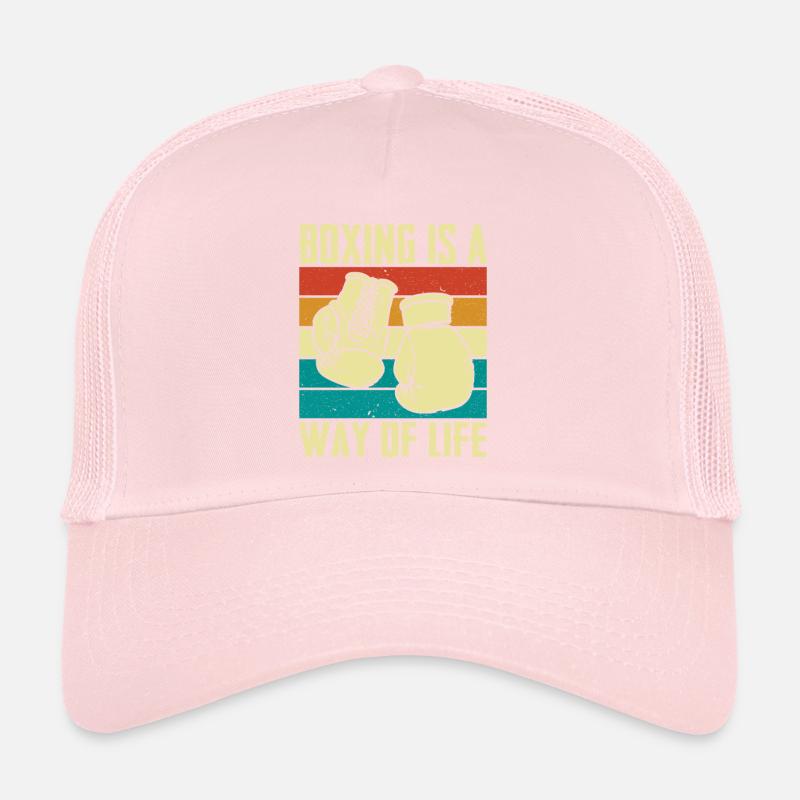 La boxe est un mode de vie Casquette trucker 
