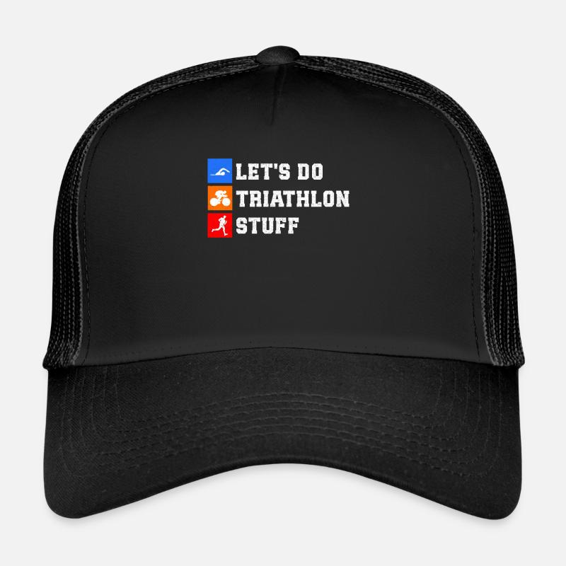 Triathlon Triathlet Triathleten Geschenk Trucker Cap