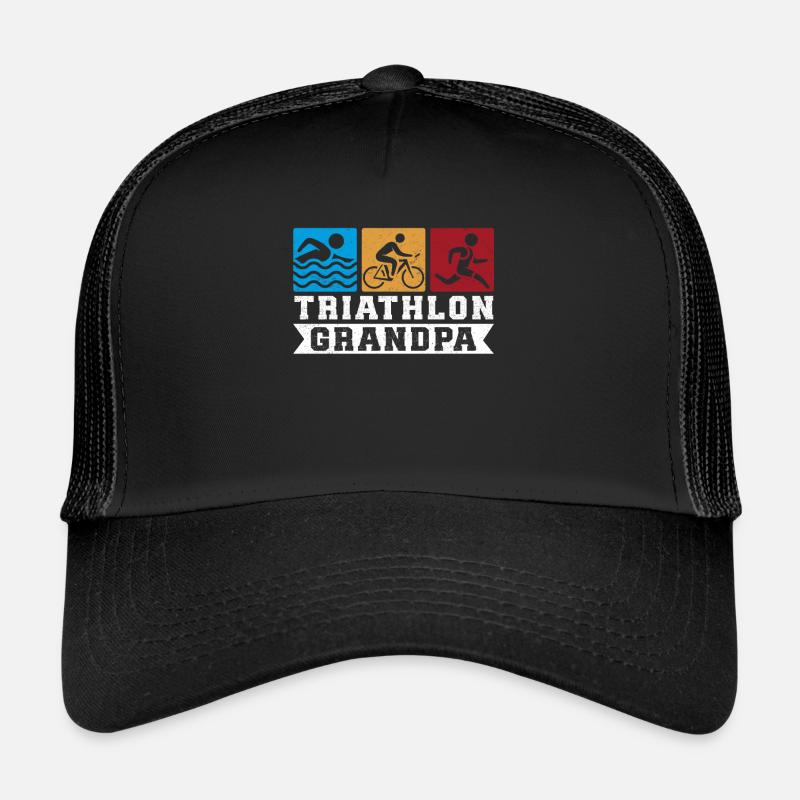 Triathlon Opa Triathleten Triathlet Geschenk Trucker Cap