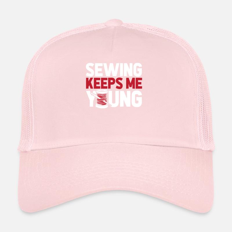 Sewing Sewing Machine Trucker Cap