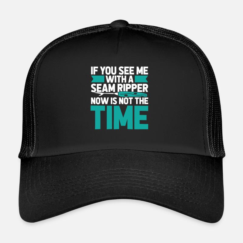 Sewing Sewing Machine Trucker Cap