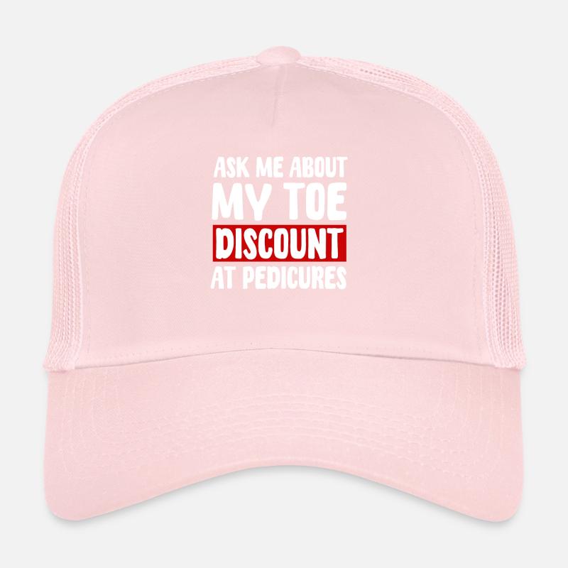 Self Toe Amputation Humor Trucker Cap