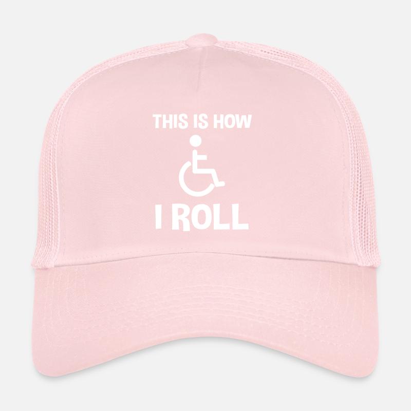 Drôle de dicton de fauteuil roulant Casquette trucker 