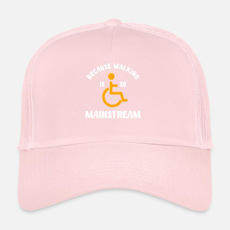 Rollstuhlfahrer Humor Trucker Cap