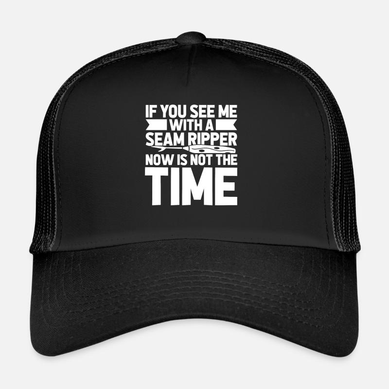 Sewing Sewing Machine Trucker Cap