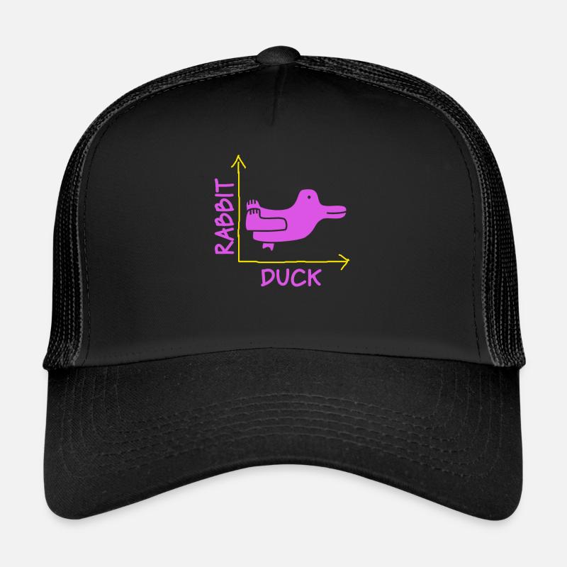 Wittgenstein lapin canard illusion Casquette trucker 