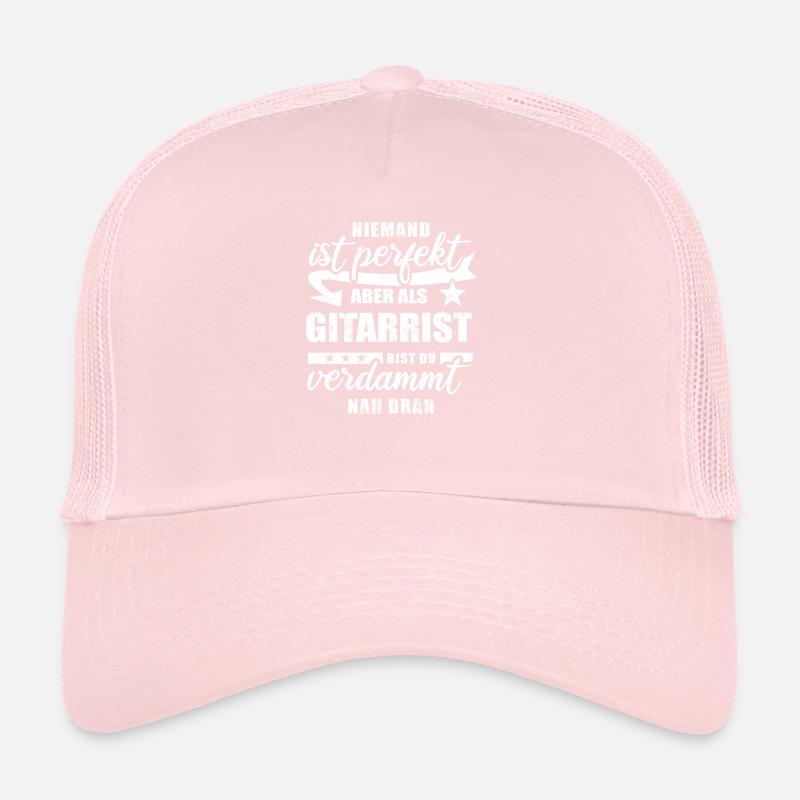 Niemand ist perfekt - Gitarrist - Spruch Trucker Cap