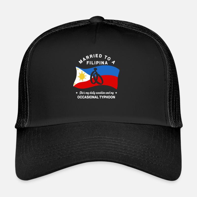 Marié à une Philippine Casquette trucker 
