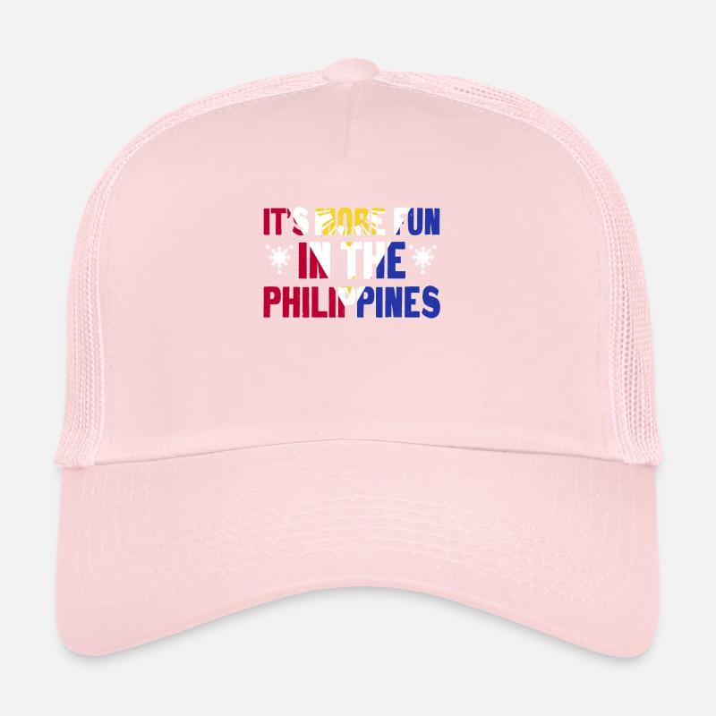 C’est plus amusant aux Philippines Casquette trucker 