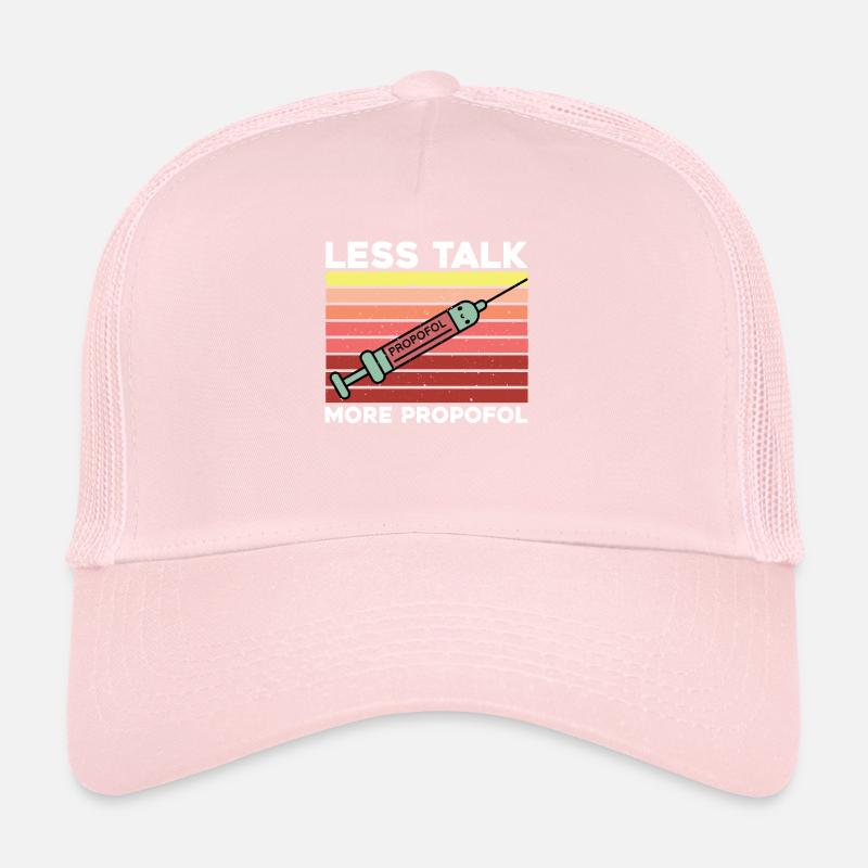 Moins de discours, plus de propofol Casquette trucker 