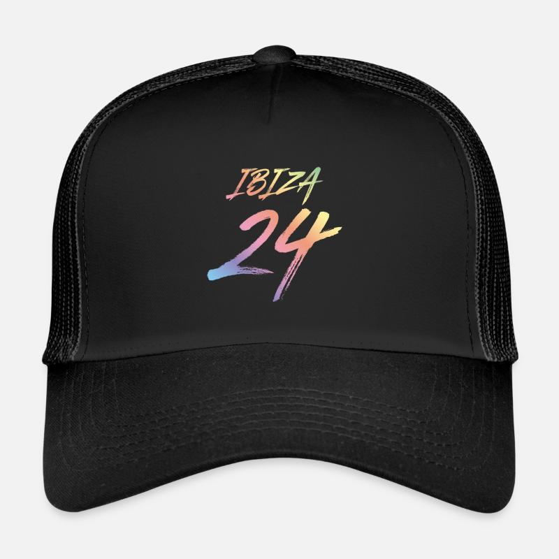 Vacances Ibiza 24 2024 Coloré Casquette trucker 