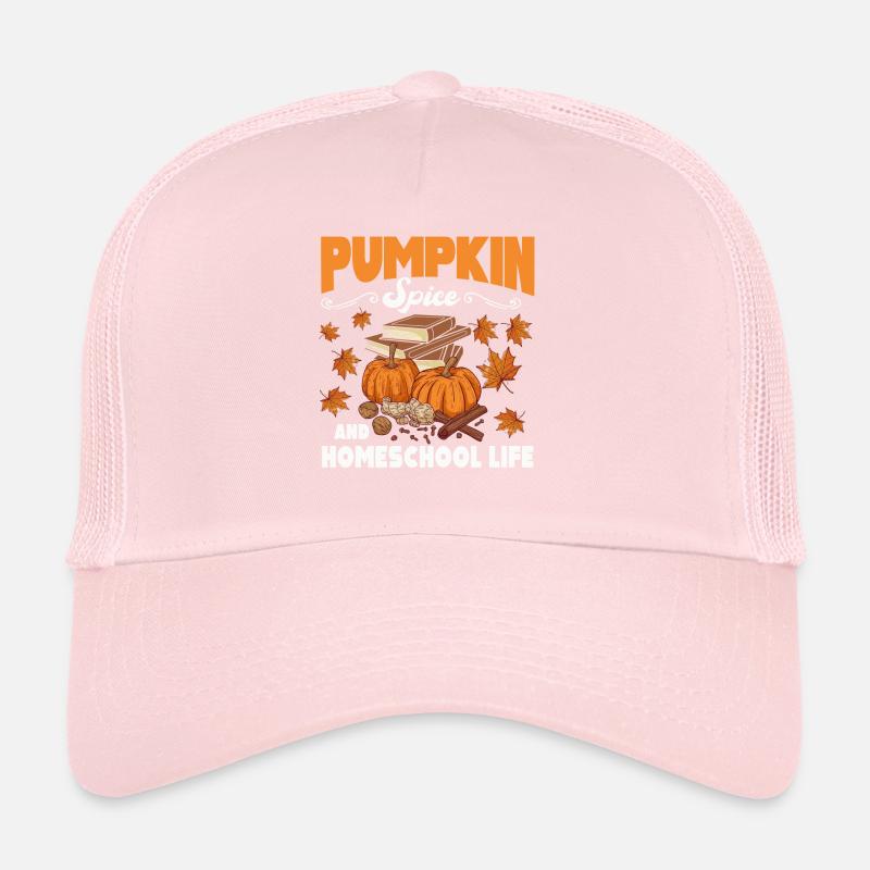 Pumpkin Spice And Homeschool Life Trucker Cap