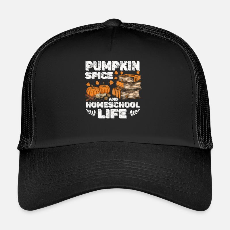 Épices à la citrouille et vie à la maison Casquette trucker 