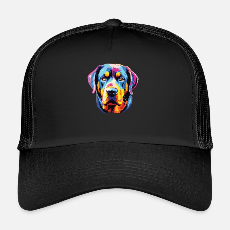 Wasserfarben Farbenfroher Grosser Schweizer Trucker Cap