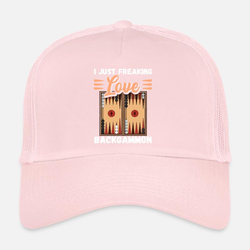 Backgammon Brettspiel Backgammon Spielen Geschenk Trucker Cap