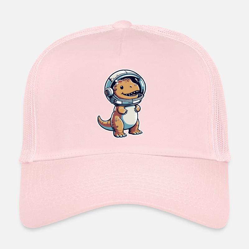 Drôle Astronaute Dino De L’espace Casquette trucker 