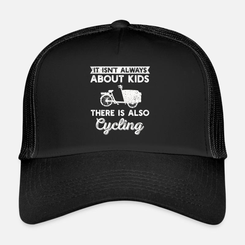 Vélo Cargo Parents Vélo Cargobike Casquette trucker 